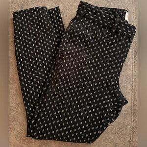 GAP Diamond Print Ankle Pants